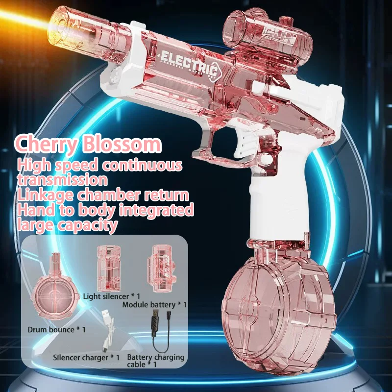 Fire Blaze Electric Water Gun - 500ML Tank Automatic Sprayer, Long Range Summer Water Toy for Kids - KT198044 view 4