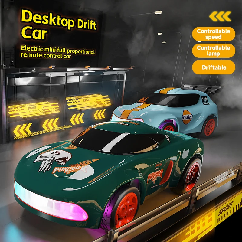 1:64 Pro Mini Drift RC Car - Christmas Gift Micro Drift Racer, Proportional Control, Collectible Toy - KT198146 view 3