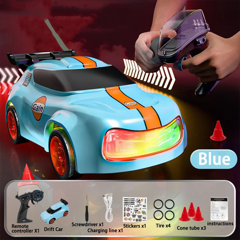 1:64 Pro Mini Drift RC Car - Christmas Gift Micro Drift Racer, Proportional Control, Collectible Toy - KT198146 view 5