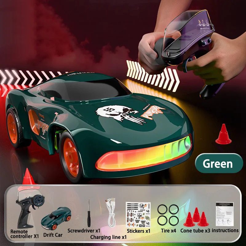 1:64 Pro Mini Drift RC Car - Christmas Gift Micro Drift Racer, Proportional Control, Collectible Toy - KT198146 view 7