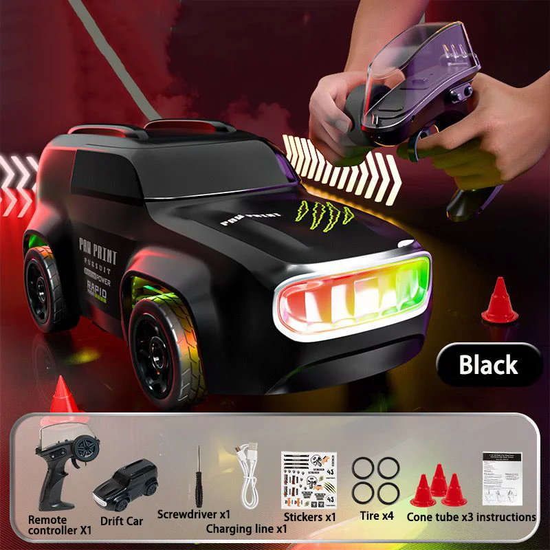 1:64 Pro Mini Drift RC Car - Christmas Gift Micro Drift Racer, Proportional Control, Collectible Toy - KT198146 view 8