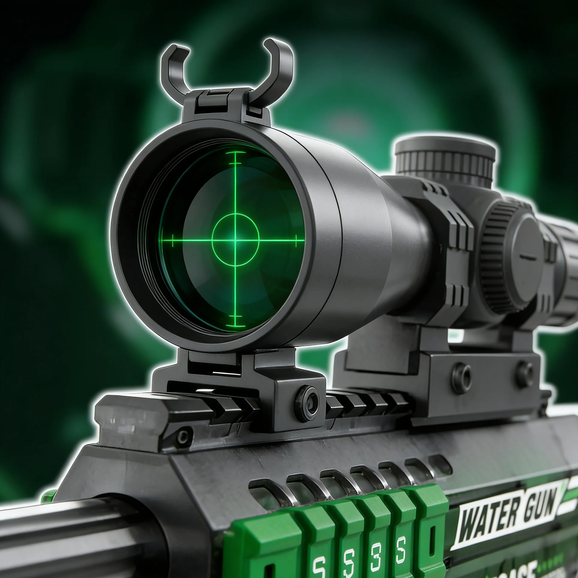 Sniper MSR Spitfire Automatic Water Gun - Tactical Drum Fed Electric Blaster, Long Range Summer Toy - KT211552 view 3