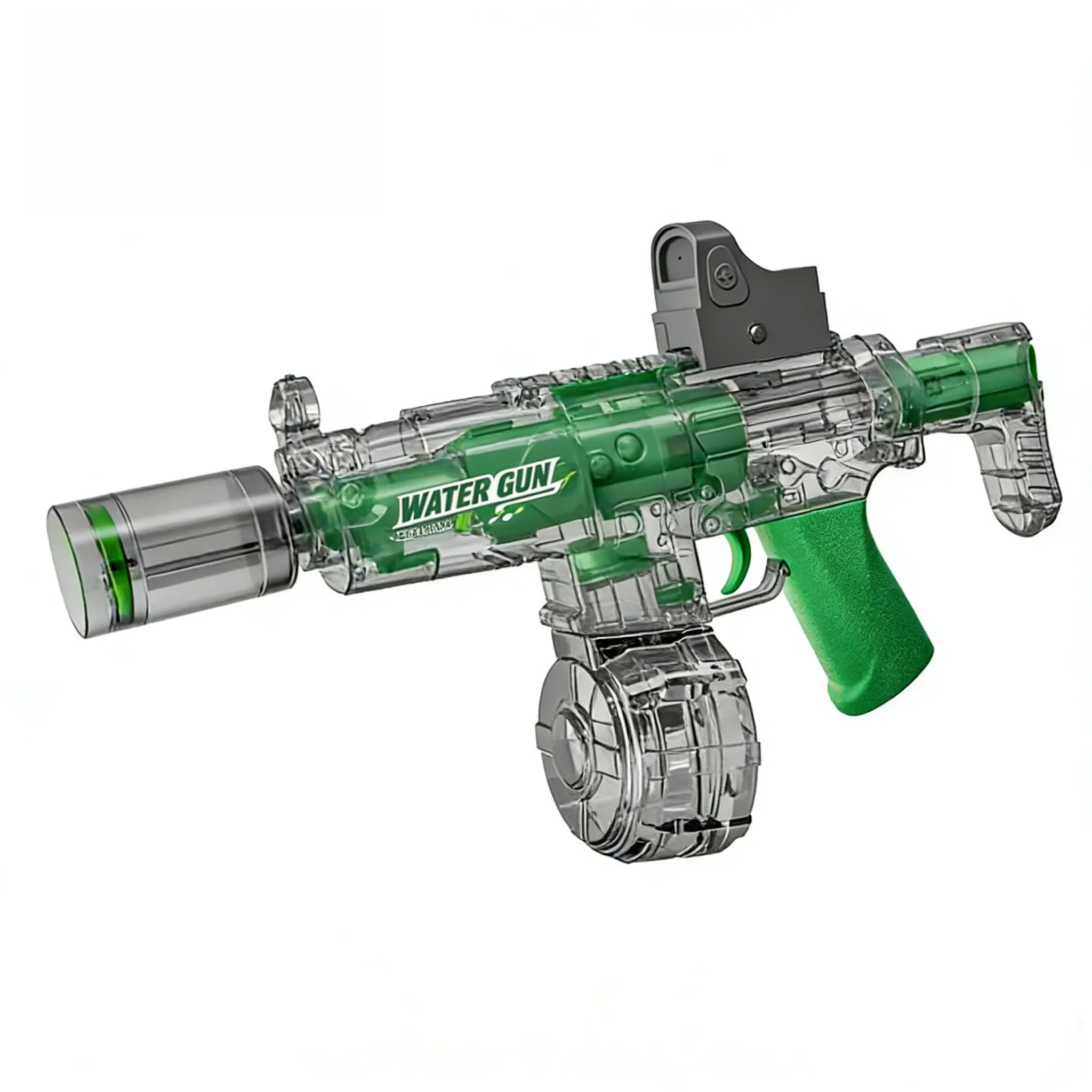 MSR Spitfire Automatic Water Gun (Blue) - Tactical Drum Fed Electric Blaster, USB Charging, 10M Range - KT211559 view 6