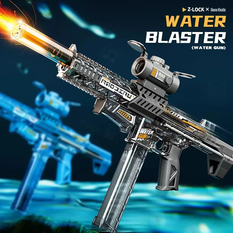 MK9 Spitfire High-Capacity Electric Water Gun - Premium LED Blaster, Long Range Summer Toy - KT211610 view 3
