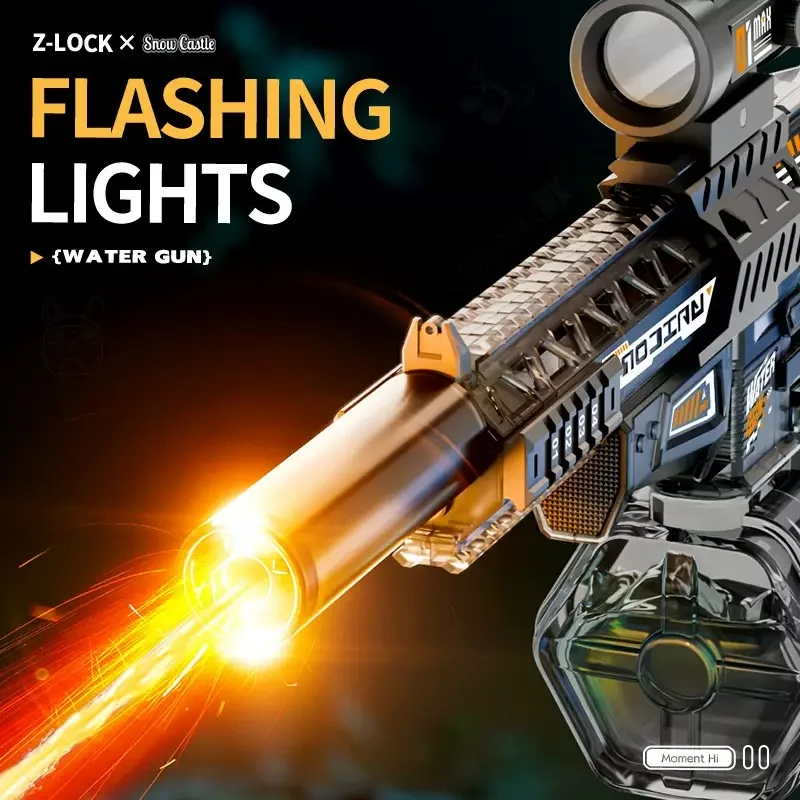 MK9 Spitfire High-Capacity Electric Water Gun - Premium LED Blaster, Long Range Summer Toy - KT211610 view 4